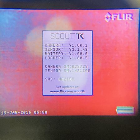   FLIR SCOUT TK フリアースカウトTK サーマル暗視スコープ