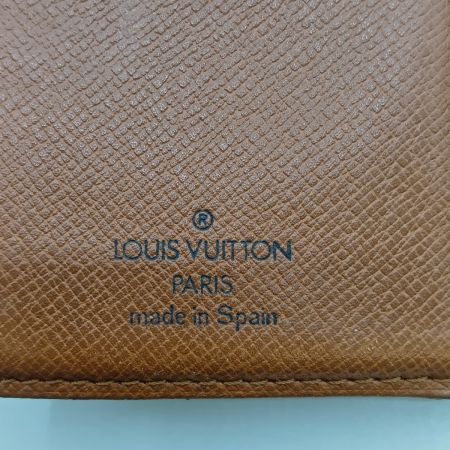  LOUIS VUITTON ルイヴィトン モノグラム アジェンダPM 6穴 手帳カバー R20005 ブラウン