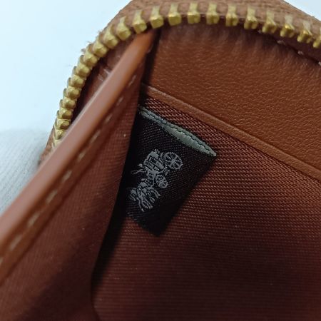  COACH コーチ スモール ジップアラウンドウォレット ミッキーマウス プリント 財布 CN035 ブラウン