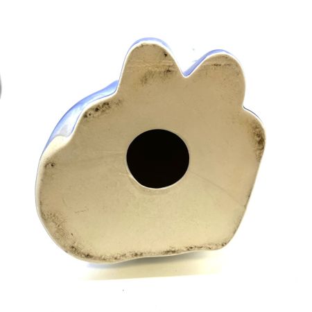   昭和レトロ  猫 陶器  花柄 ペア キズ 欠けあり