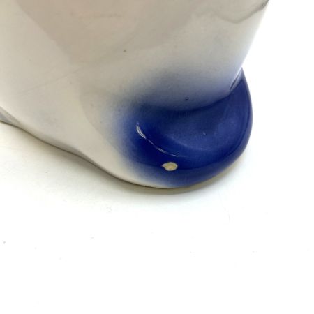   昭和レトロ  猫 陶器  花柄 ペア キズ 欠けあり