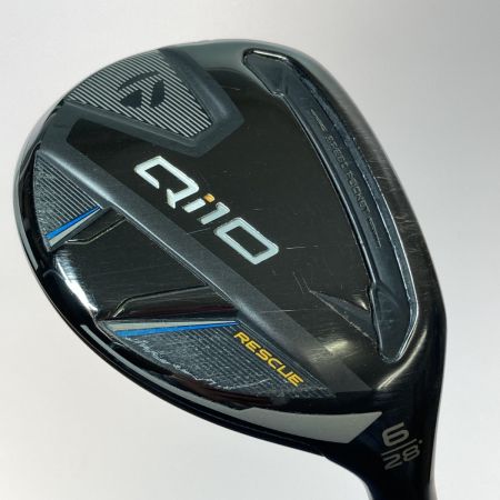  TaylorMade テーラーメイド Qi10 レスキュー 6UT 28° ユーティリティ N.S.PRO 820GH S カバー付