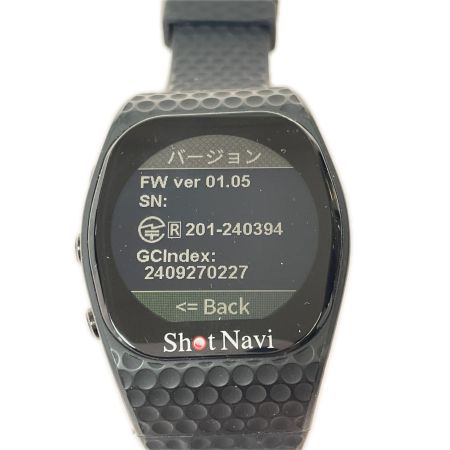  Shot Navi ショットナビ INFINITY touch ゴルフ用GPSウォッチ