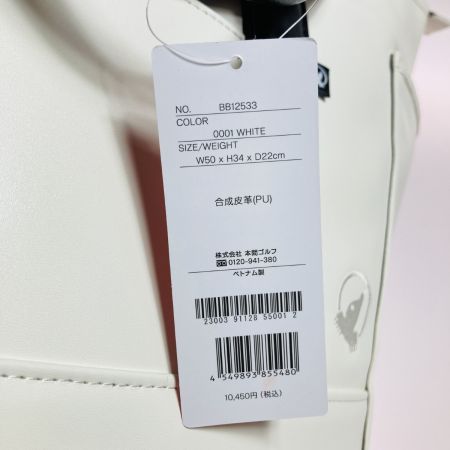  HONMA ホンマ 本間ゴルフ ベーシック トートバッグ ホワイト BB12533