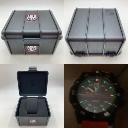  LUMINOX ルミノックス マスター カーボン シール 3860 Ref.3876.RB 自動巻き メンズ 腕時計 ケース付