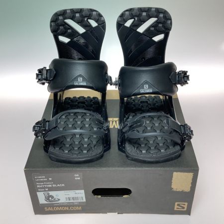  SALOMON サロモン RHYTHM BLACK スノーボード ビンディング サイズM L41198300 ブラック 箱付 20-21年モデル