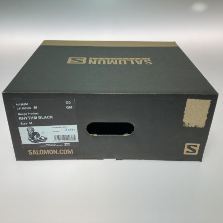  SALOMON サロモン RHYTHM BLACK スノーボード ビンディング サイズM L41198300 ブラック 箱付 20-21年モデル