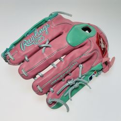 ◎◎ Rawlings ローリングス HOH MLB COLOR SYNC 軟式用グラブ 外野手用 右投用 GR5HMY795FW-PK/MINT 2025年モデル Bランク