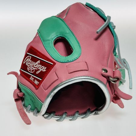  Rawlings ローリングス HOH MLB COLOR SYNC 軟式用グラブ 外野手用 右投用 GR5HMY795FW-PK/MINT 2025年モデル