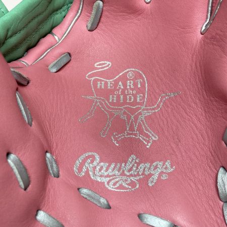  Rawlings ローリングス HOH MLB COLOR SYNC 軟式用グラブ 外野手用 右投用 GR5HMY795FW-PK/MINT 2025年モデル
