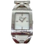 〇〇Christian Dior クリスチャンディオール デポーズ スウィング ウォッチ オクタゴン クォーツ 腕時計 48.203 ゴールド x シルバー 1016003301081-4.jpg