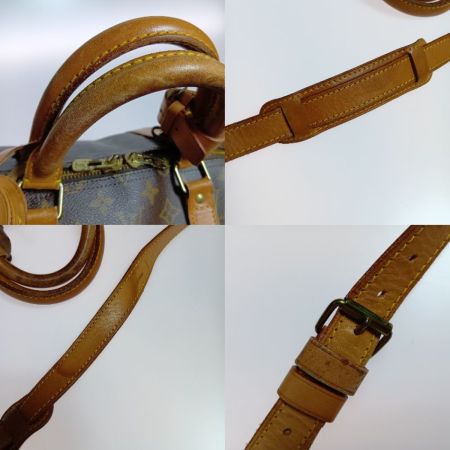  LOUIS VUITTON ルイヴィトン モノグラム キーポル バンドリエール55 ボストンバッグ M41414 ブラウン