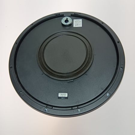  SEIKO セイコー 防湿・防塵型 掛け時計 クオーツ KH407S シルバー x ホワイト 動作確認済