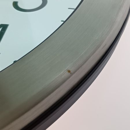  SEIKO セイコー 防湿・防塵型 掛け時計 クオーツ KH407S シルバー x ホワイト 動作確認済