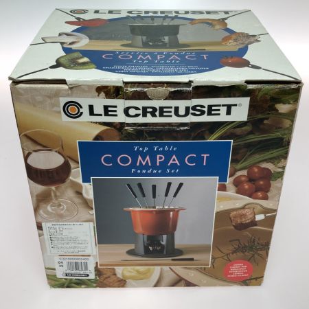  LE CREUSET ルクルーゼ コンパクト フォンデュ セット 使用感有