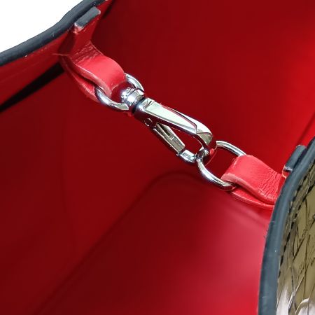  Christian Louboutin クリスチャンルブタン カバロック クロコ型押し トートバッグ 3205189 ブラック