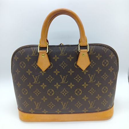 LOUIS VUITTON ルイヴィトン モノグラム アルマ ハンドバッグ M51130 ブラウン パドロックの鍵欠品