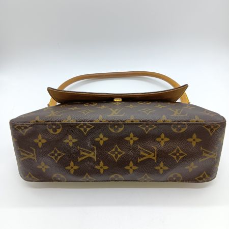  LOUIS VUITTON ルイヴィトン モノグラム ミニルーピング ハンドバッグ M51147 ブラウン