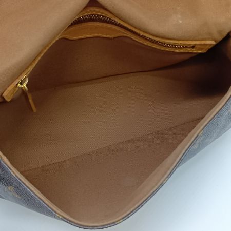  LOUIS VUITTON ルイヴィトン モノグラム ミニルーピング ハンドバッグ M51147 ブラウン