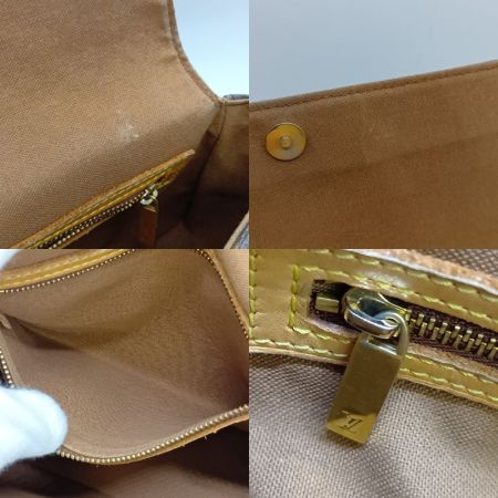  LOUIS VUITTON ルイヴィトン モノグラム ミニルーピング ハンドバッグ M51147 ブラウン