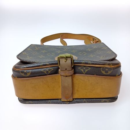  LOUIS VUITTON ルイヴィトン モノグラム カルトシエール MM ショルダーバッグ M51253 ブラウン