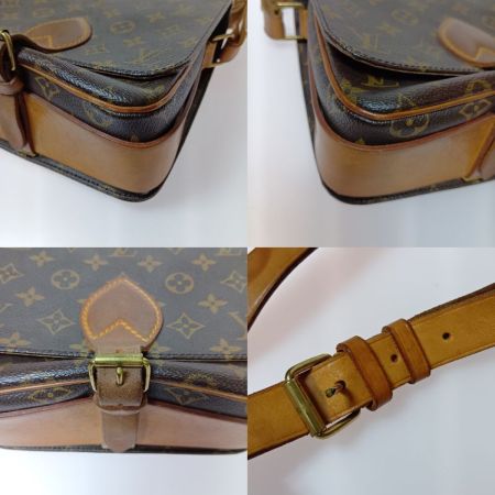  LOUIS VUITTON ルイヴィトン モノグラム カルトシエール MM ショルダーバッグ M51253 ブラウン