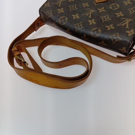  LOUIS VUITTON ルイヴィトン モノグラム カルトシエール MM ショルダーバッグ M51253 ブラウン