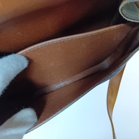  LOUIS VUITTON ルイヴィトン モノグラム カルトシエール MM ショルダーバッグ M51253 ブラウン