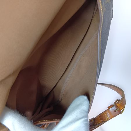  LOUIS VUITTON ルイヴィトン モノグラム ソミュール30 ショルダーバッグ M42256 ブラウン