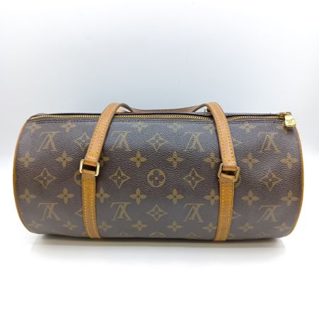  LOUIS VUITTON ルイヴィトン モノグラム パピヨン30 ハンドバッグ M51385 ブラウン ポーチ付