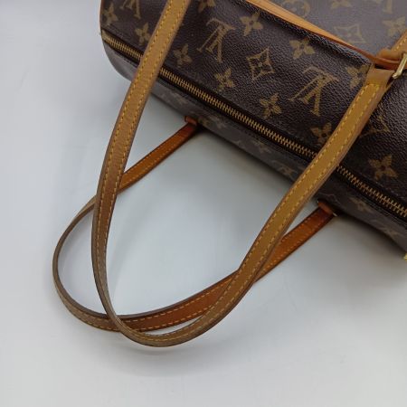  LOUIS VUITTON ルイヴィトン モノグラム パピヨン30 ハンドバッグ M51385 ブラウン ポーチ付