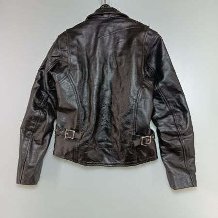  DAYTONA ダブルライダースジャケット 革ジャン レザー レディース サイズM DL-003 ブラック