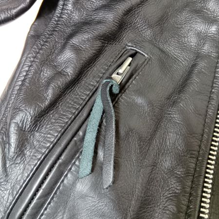  DAYTONA ダブルライダースジャケット 革ジャン レザー レディース サイズM DL-003 ブラック