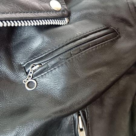  DAYTONA ダブルライダースジャケット 革ジャン レザー レディース サイズM DL-003 ブラック