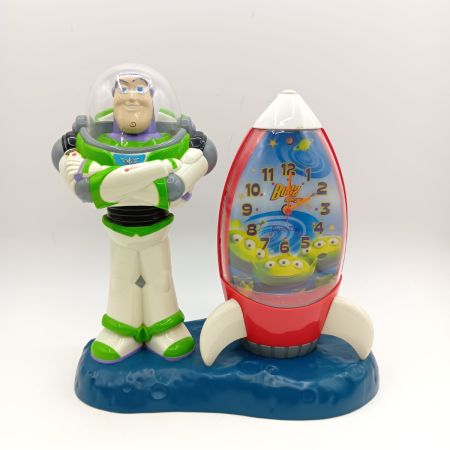   バズライトイヤー おしゃべり目覚まし時計 クォーツ トイ・ストーリー FD443A ジャンク品