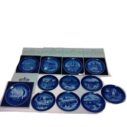 ◎◎ ROYAL COPENHAGEN ロイヤル・コペンハーゲン ROYAL COPENHAGEN イヤープレート 12枚 まとめ Bランク