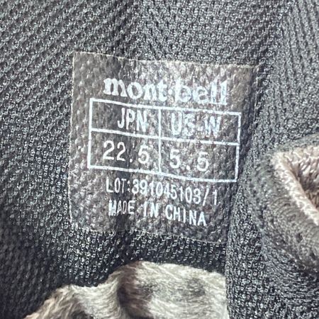  mont･bell モンベル ティトンブーツ Women's ライトタン 22.5cm トレッキングシューズ レディース 1129326