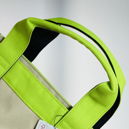  PUMA プーマ PCL ラウンド トートバッグ ベージュxグリーン 090895 03