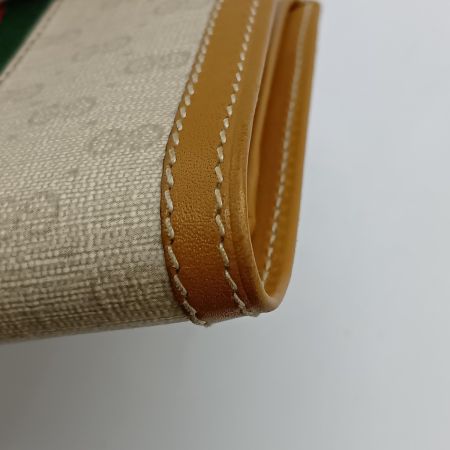  GUCCI グッチ オールドグッチ マイクロGG がま口 二つ折り財布 035･904･0902 ベージュ