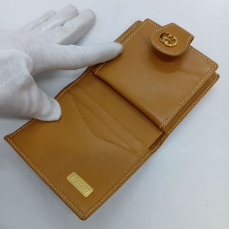  GUCCI グッチ オールドグッチ マイクロGG がま口 二つ折り財布 035･904･0902 ベージュ