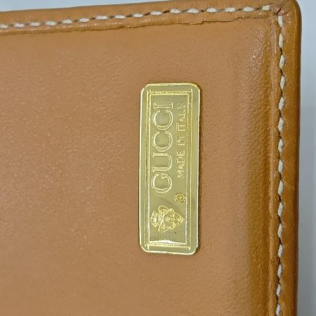  GUCCI グッチ オールドグッチ マイクロGG がま口 二つ折り財布 035･904･0902 ベージュ