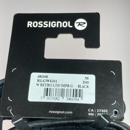  ROSSIGNOL ロシニョール スキーグローブ サイズM レザーグローブ ブラック