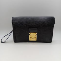 ◎◎ LOUIS VUITTON ルイヴィトン エピ セリエドラゴンヌ セカンドバッグ M52612 ブラック ベタつき有 ジャンク品 Dランク