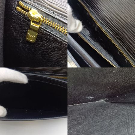  LOUIS VUITTON ルイヴィトン エピ セリエドラゴンヌ セカンドバッグ M52612 ブラック ベタつき有 ジャンク品