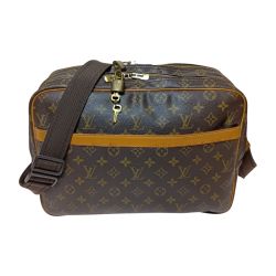 ◎◎ LOUIS VUITTON ルイヴィトン モノグラム リポーターGM ショルダーバッグ M45252 ブラウン Cランク