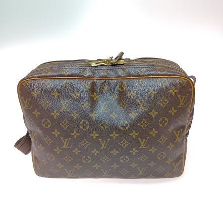  LOUIS VUITTON ルイヴィトン モノグラム リポーターGM ショルダーバッグ M45252 ブラウン