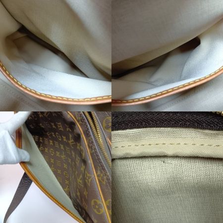  LOUIS VUITTON ルイヴィトン モノグラム リポーターGM ショルダーバッグ M45252 ブラウン