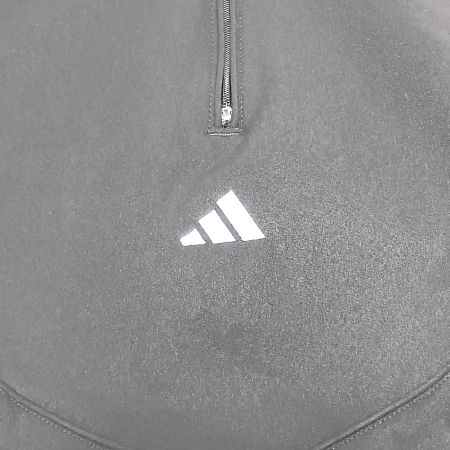  adidas アディダス ゴルフウェア 上下セット ハーフジップ フーディー サイズL ブラック