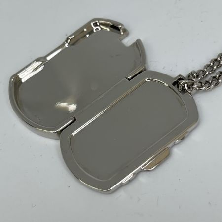 LOUIS VUITTON ルイヴィトン コリエ・プラーク モノグラム・エクリプス チェーン ネックレス M63640 長さ調節用金具破損