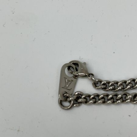 LOUIS VUITTON ルイヴィトン コリエ・プラーク モノグラム・エクリプス チェーン ネックレス M63640 長さ調節用金具破損